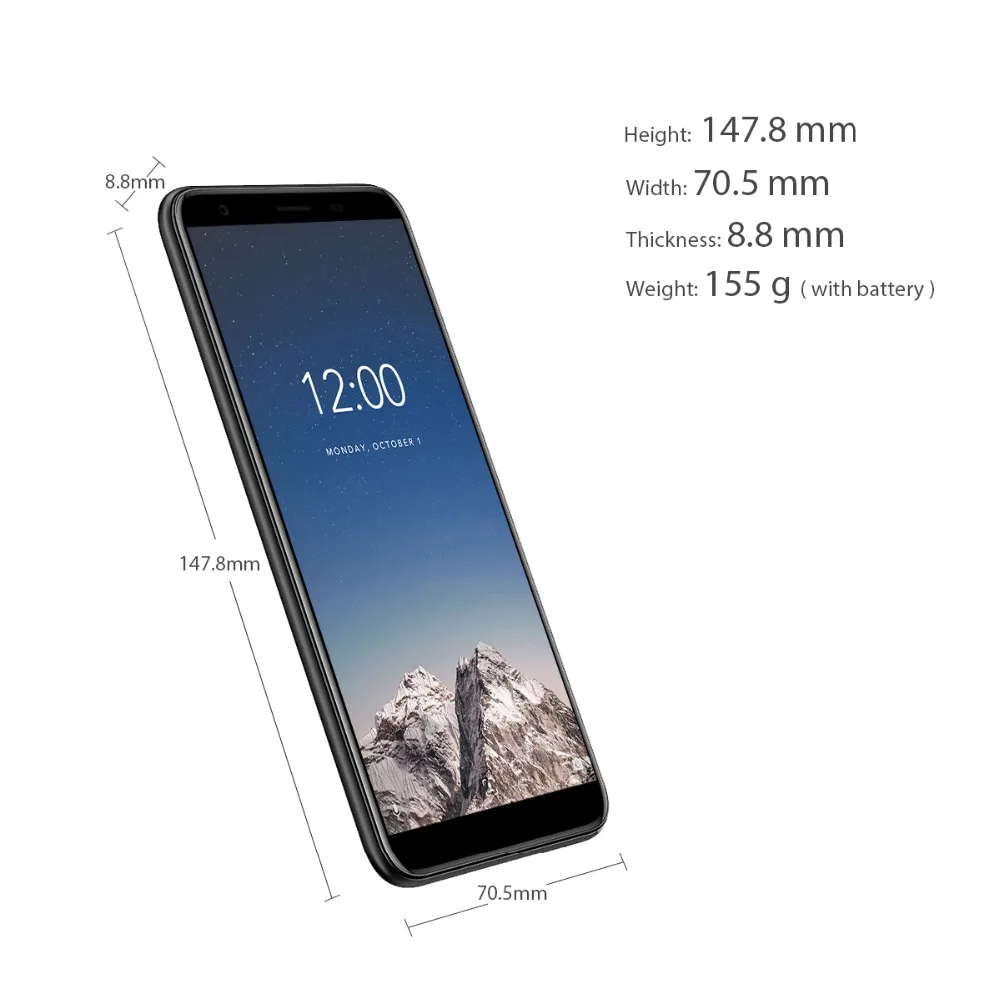 Vernee M3 мобильный телефон 5 дюймов Face ID Android 8 1 4 ядра MTK6739 3GB RAM 32GB ROM 13MP 3300 мАч г LTE