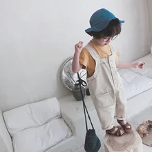 Детская Костюмы спортивные штаны новые дети Комбинезоны для мальчиков брюки штаны для девочек модные детские брюки детские чулок Брюки Капри