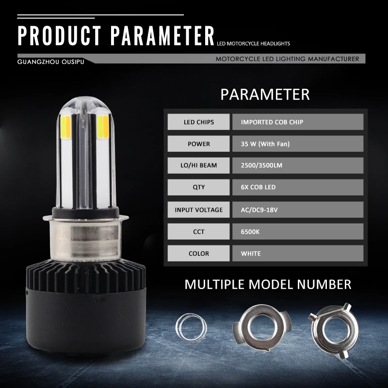 Универсальный RTD M02X двойной цвет меняемый светодиодный комплект для мотоцикла 35 Вт 3500LM белый желтый 6500K 3000K Hi/Lo луч лампы скутеры