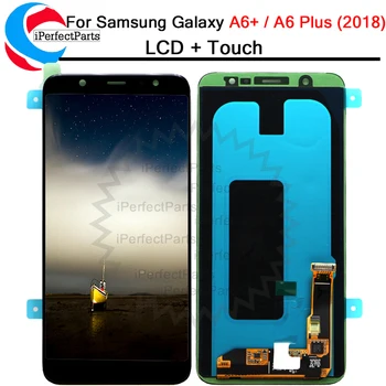 

Tested For Samsung Galaxy A6 Plus 2018 LCD Touch Screen Digitizer Assembly For Samsung A6 Plus A6+ LCD For samsung A605 A605fd