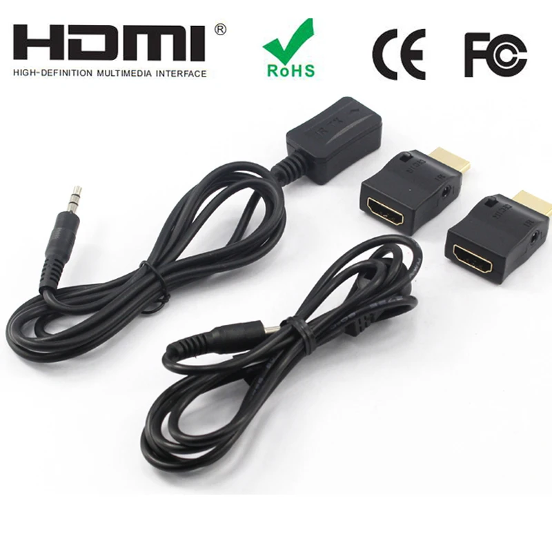 

Dual Band IR Over HDMI Remote Control Extender Receiver IR Extender Infrared Repeater Remote Control