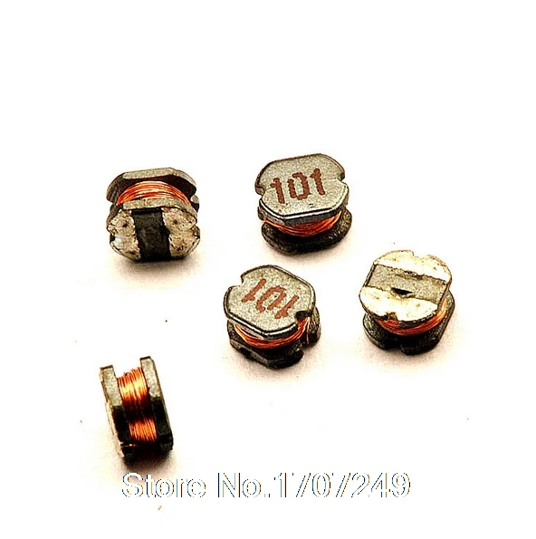 Индуктор мощности CD32 100UH 0 5a намоточный индуктор SMD печать 101 100 шт./лот бесплатная