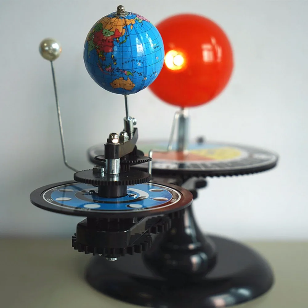 1 шт./кор. Fasinating интересное руководство Earth Moon Sun Three-Globe-Revolution Device for Children физика и математика образование