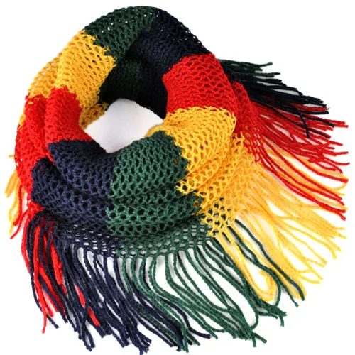 

Necklace Scarf Women Infinity Knit Loop Scarf for Women Multiple Use Winter Warm Knitting Scarf Loop Mesh Shawl Scarves NL-1930