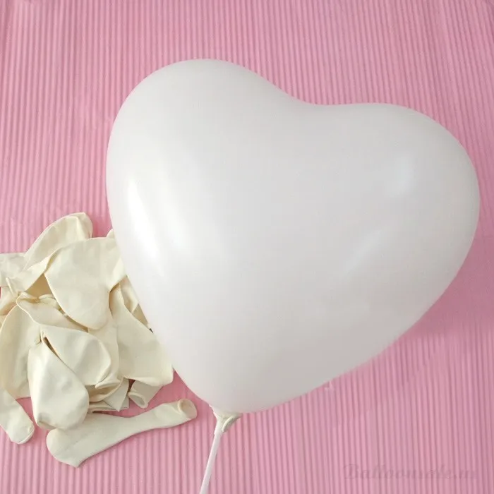 12-inch-Heart-Shaped-White-Latex-balloon