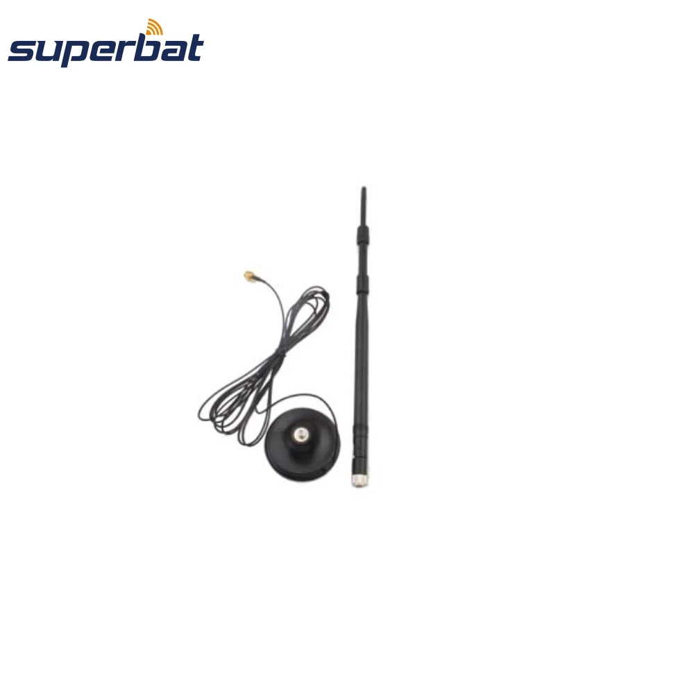 Superbat 2 4 GHz 9dBi 2400 2500MHz Omni WIFI антенный усилитель с 50 Ohm 3M расширенным кабелем RP SMA Male