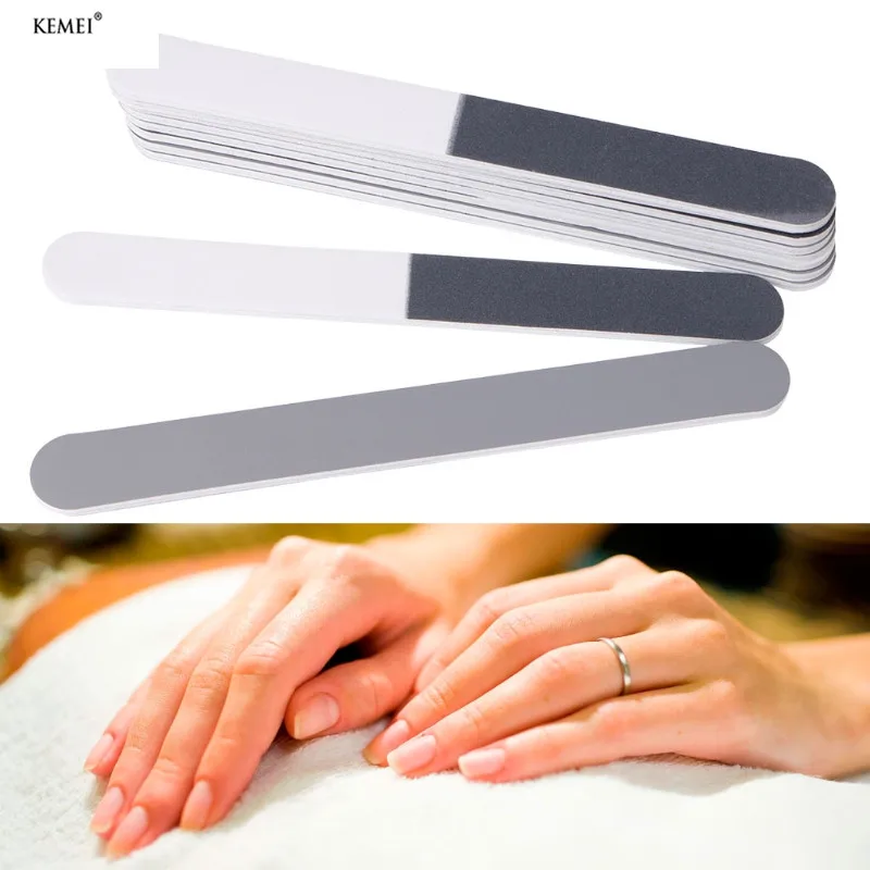 1pc Nail Art Shiner Buffer 3 Sides Polish Sanding File Manicure