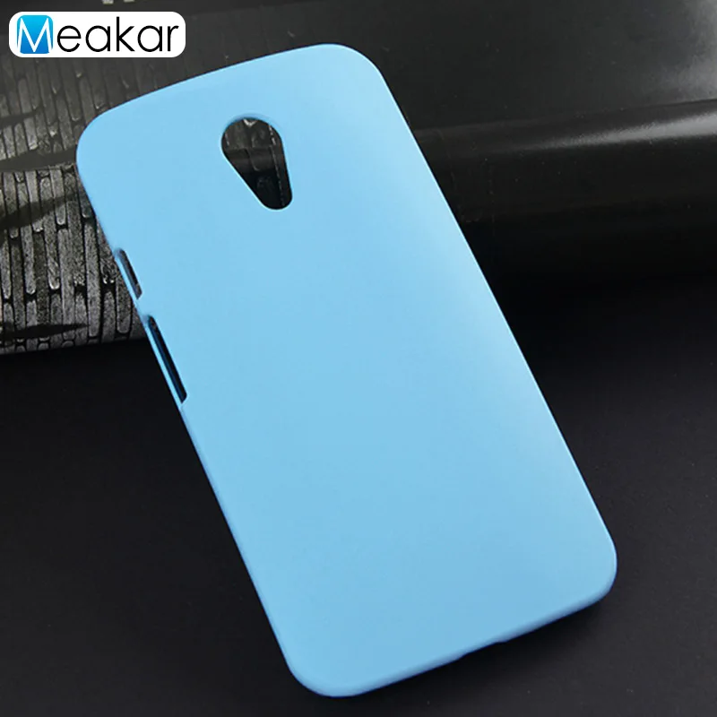 Матовый пластиковый Coque чехол 5.0For Moto G2 чехол для Motorola Moto G2 Xt1068 Xt1063 Xt1069 чехол для телефона - Цвет: sky blue