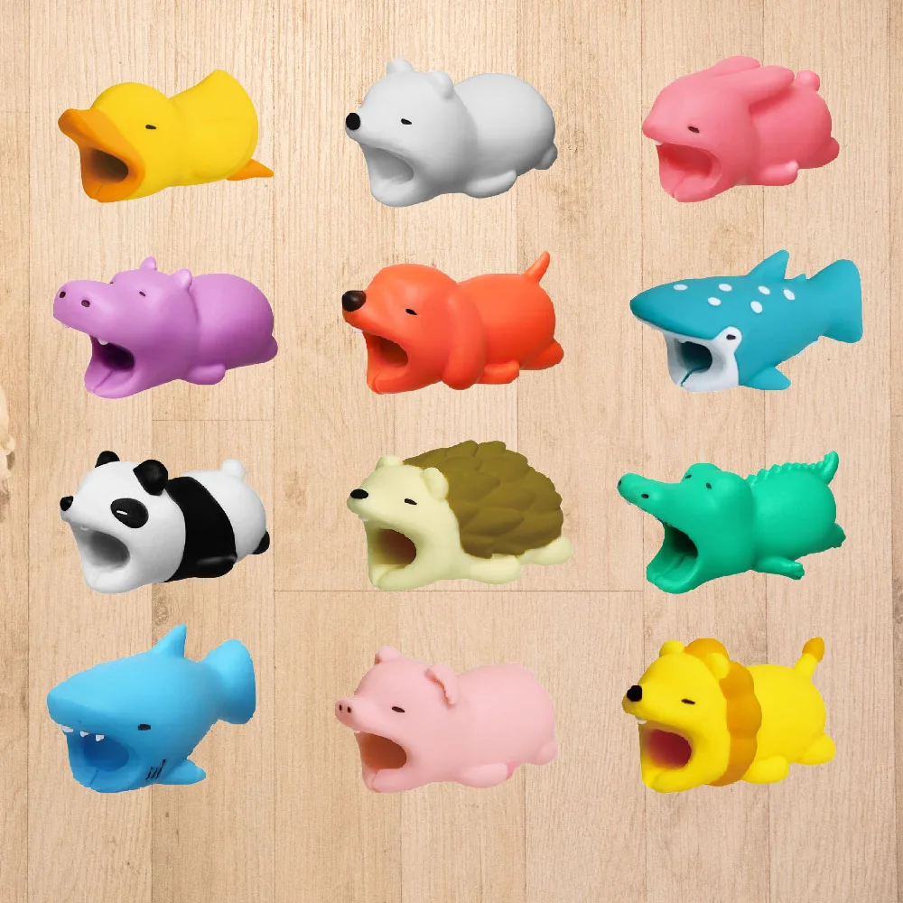 

Cartoon Cable Protector Cute Animal Anti-Break USB Data Cable Earphone Protector Protective Sleeve Case Cable Winder Cover