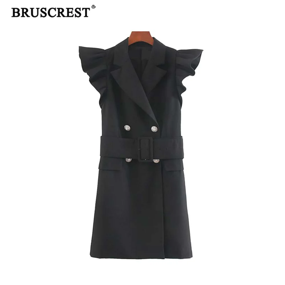 

Boho vintage elegant ruffle black mini dress women summer dress 2019 sexy v neck sashes casual short sleeve dresses vestidos