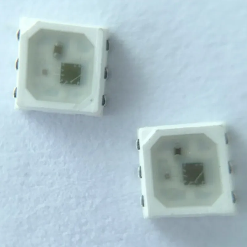 Миниатюрный светодиодный чип WS2813 с двойным сигналом 1000 шт. 3535 SMD белая версия