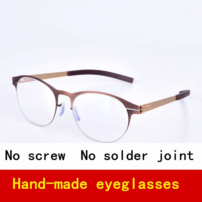 

Screwless Brand Glasses frame man Spectacles Retro style suitbale for any face eyeglasses for myopia and reading eyewear Oculos
