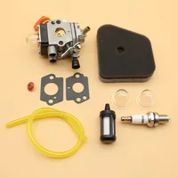 פריימר bulb מסנן פריימר Bulb ספארק האוויר קרבורטור Plug סט Fit STIHL FS90 FS100 FS110 FS87 FS90R FS100 FS87R FS90K מחרוזת גוזם (2)