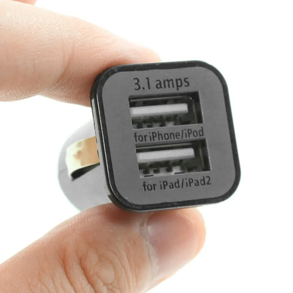 USAMS Универсальное портативное мини зарядное устройство 12 в 3 1 а с двумя USB портами