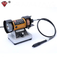 Multi Benches Grinder TM table lathe mini jewelry polishing machine mini rotary burnishing grinding cleaning finishing