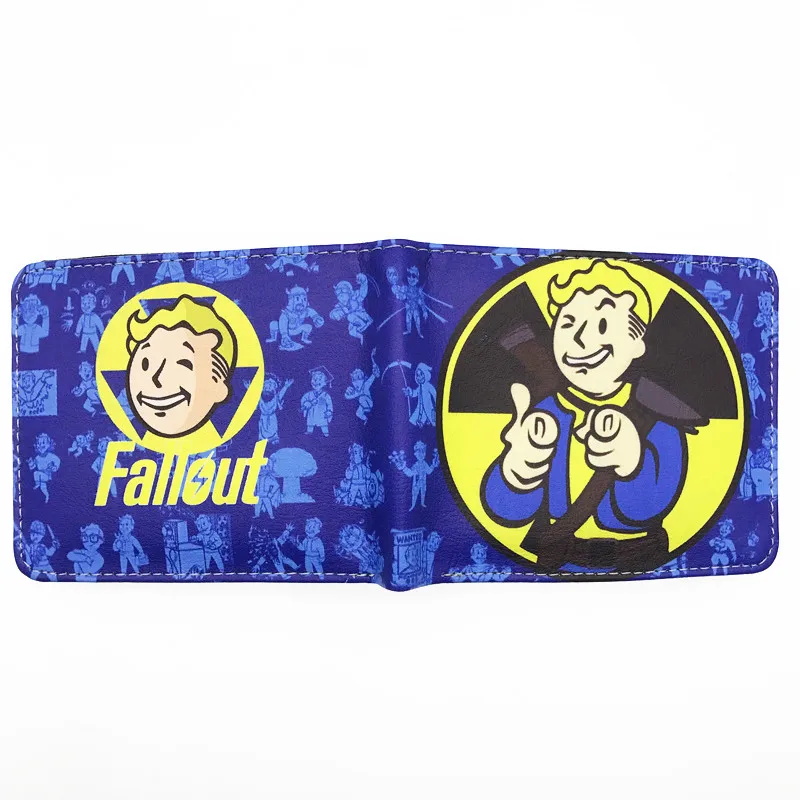 Игровой кошелек Fallout для молодых людей, держатель для карт, цена в долларах - Цвет: FOW 005