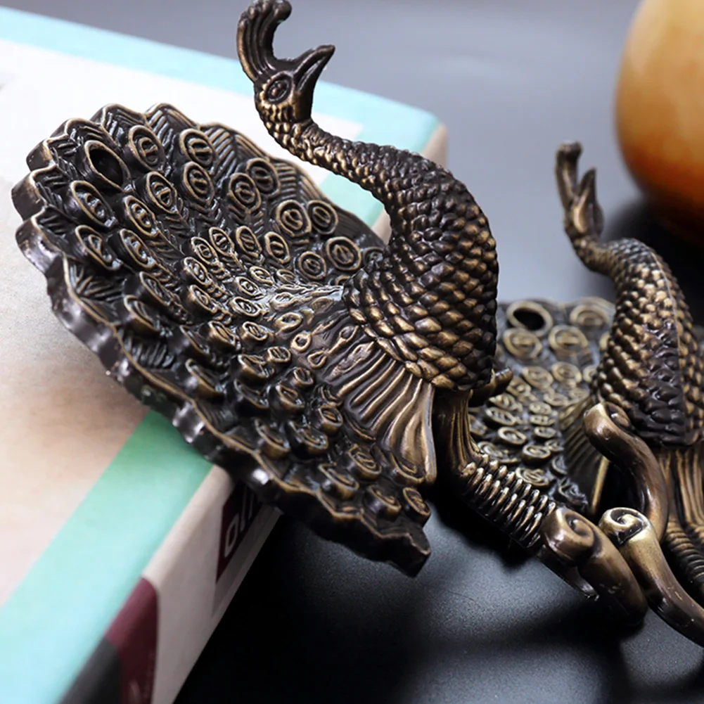 

Robe Hanger European Style Decorative Curtain Tieback Fashion Home Supplies Aluminum Alloy Retro Peacock Shape Window Wall Hook