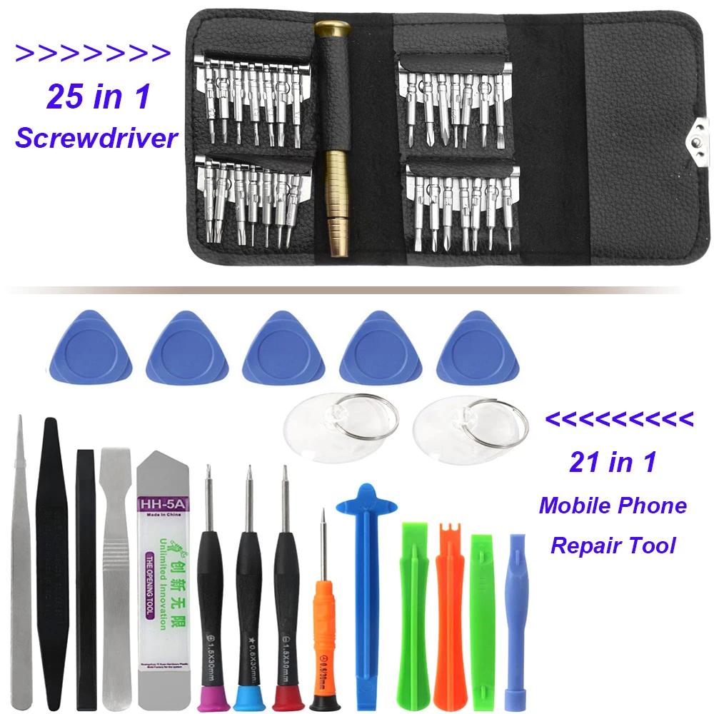 WHDZ 46in1 Screwdriver mobile Phone Repair Tool Set for Iphone xiaomi