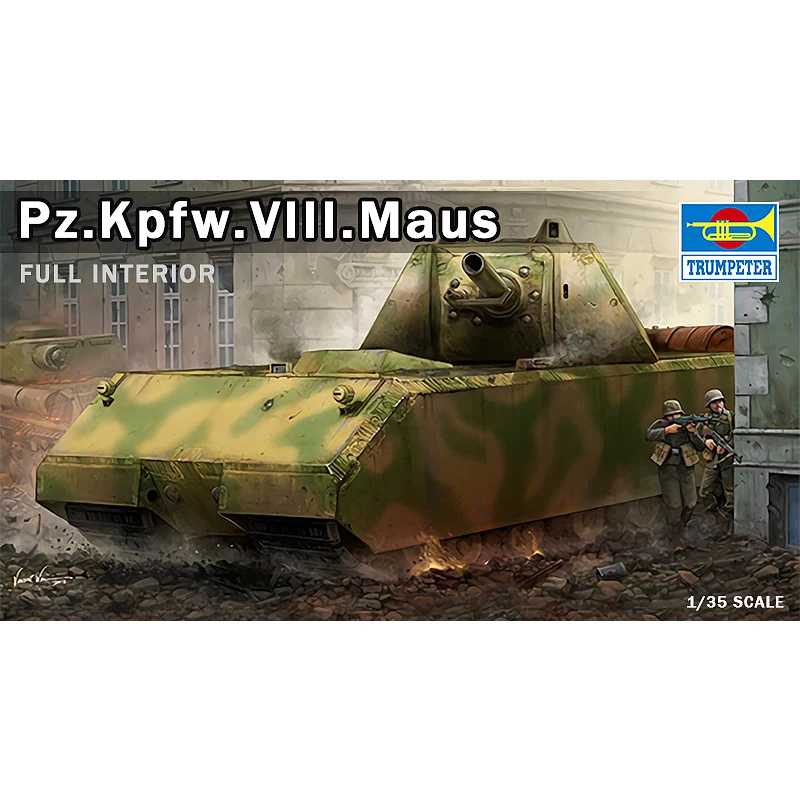 

1/35 trumpeter 09541 Pz.Kpfw.VIII.Maus model hobby