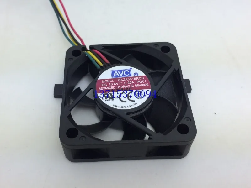 Новый оригинальный водонепроницаемый вентилятор AVC DAZA0515RCU 5 см 5015 холодильника