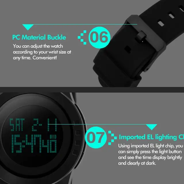 LinTimes 2018 Men Solid Color Fashionable Outdoor Waterproof Electric Watch Stylish Wrist Watch Ornament Gift