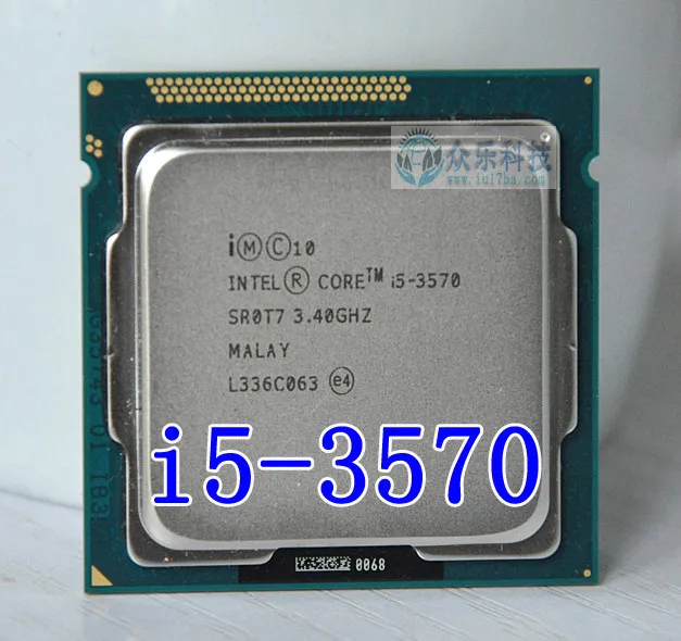 Процессор Intel I5 3570 i5 3570 четырехъядерный 3,4 ГГц L3 = 6 м 77 Вт Разъем LGA 1155 настольный процессор может работать