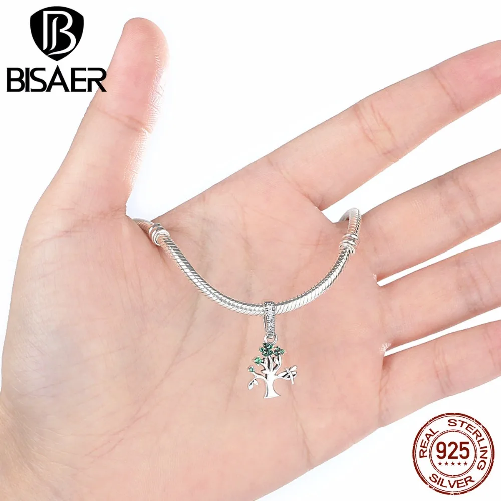 Подвеска из серебра 925 пробы с зелёным цирконием деревом жизни|tree of life charm|charm tree