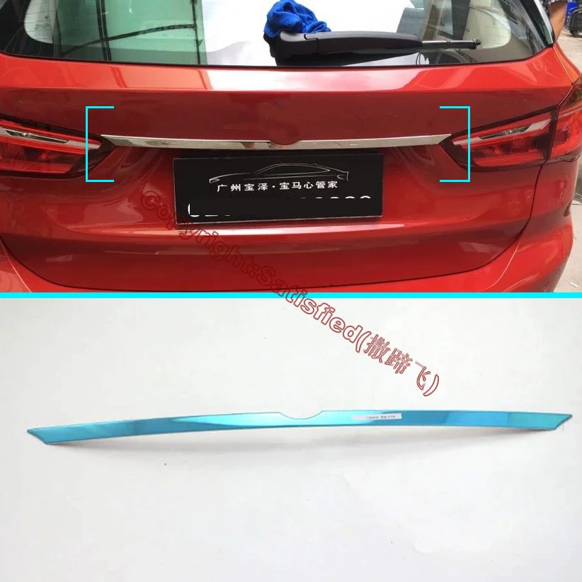 

Stainless Steel Rear Trunk Lid Cover Trim small For BMW F48 X1 2016 2017