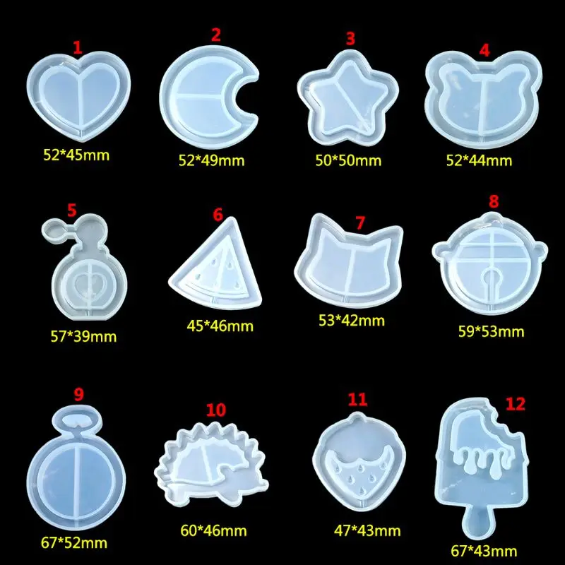 

Silicone Molds For Resin Windmill Small Ankle Shape UV Epoxy Resin Mold Key Chain UV Jewelry Pendant Making Jewelry Crafts Tools