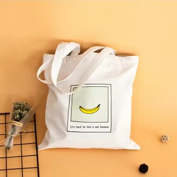

Fruit Design Banana Watermelon Printing Canvas Bags Women Handbag Purse Ladies Shoulder Bags Casual Travel Book Bag Shopper Bags