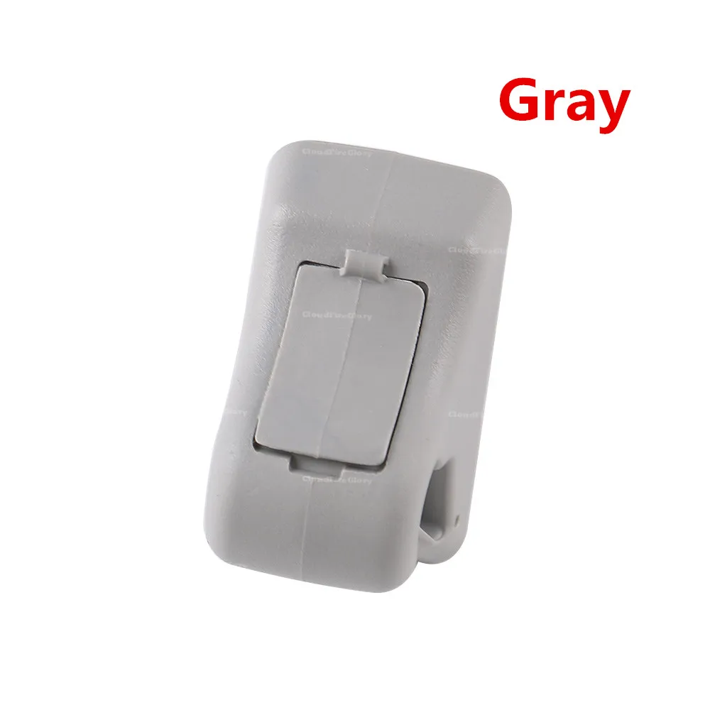 Gray MR779704 MR779705 серого или бежевого цвета автомобильный солнцезащитный козырек зажим с крючком для Mitsubishi Pajero Montero MK3 2000-2006 V73 V77 V93 V97 - Название цвета: Gray