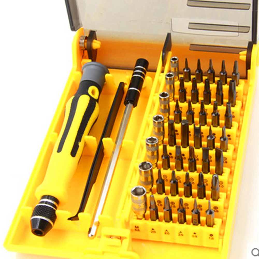 45 in 1 Precision Torx Screwdriver Cell Phone Repair Tool Set Tweezer