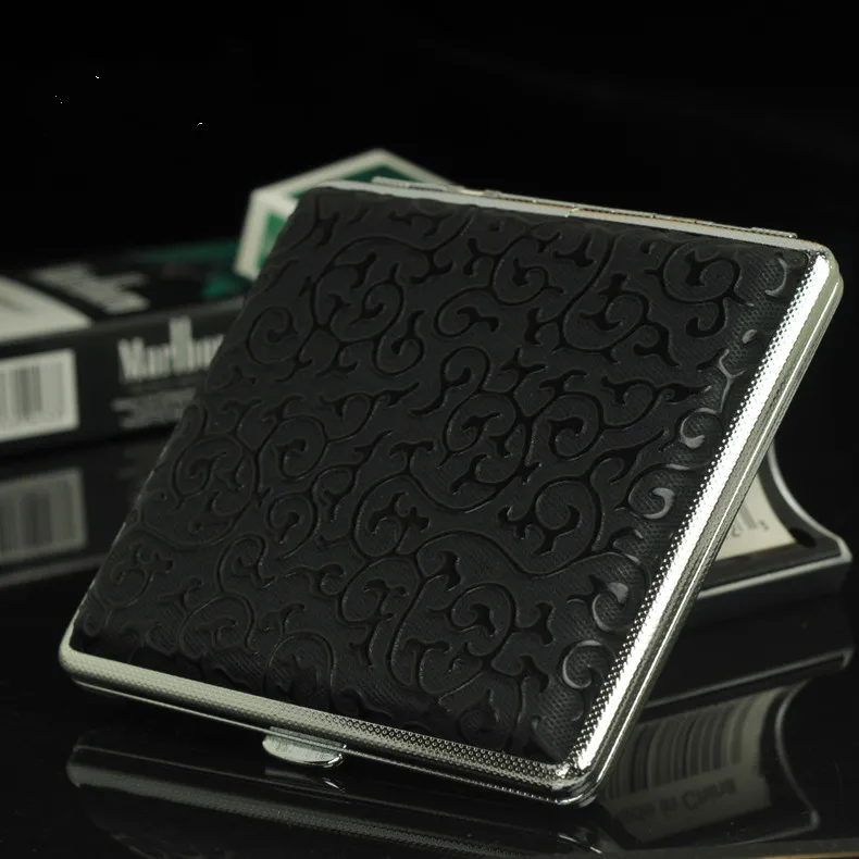cigarette 20 Cigarettes Thin Man Cigarette Box Slim Creative Metal Moisture Pressure Gift Bag Mail | Дом и сад