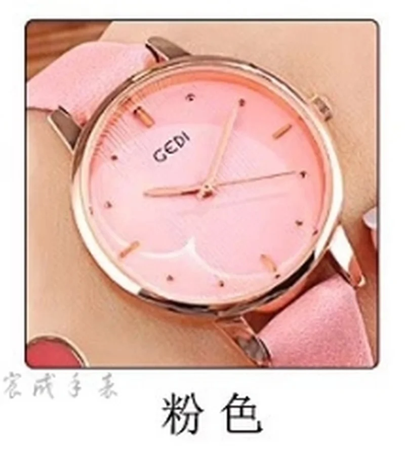 Корейская версия маленького циферблата, простые модные женские часы с низким циферблатом, роскошные студенческие водонепроницаемые часы