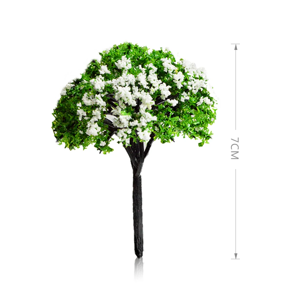 

trees HO N scale for train railway scenery layout model building train color flower miniature