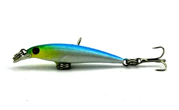 

5CM 2.1G fishing tackle Crankbait hard plastic fishing lure 10# hooks minnow boat 50pcs isca artificial 3d fishing wobblers