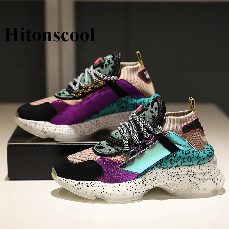 

Spring High Quality Women Sneakers Sport Shoes Walking Shoes Thick Bottom Increased Outdoor Sports Shoes Wild Street Sneaker