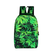 Винтажный рюкзак с принтом листьев и Пейзажа для женщин и мужчин, повседневный рюкзак для подростков, детские школьные сумки, рюкзак для девочек, модный рюкзак