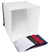 40*40 cm mini Pliage Lightbox Photographie Studio Softbox LED Lumière Photo Studio soft box Tente de Tournage Softbox Cube boîte