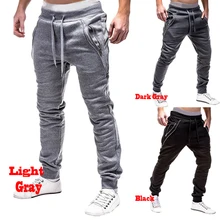 2019 hot new pants sports pants casual fashion high street trousers men's pants runners large gray brand high quality pants