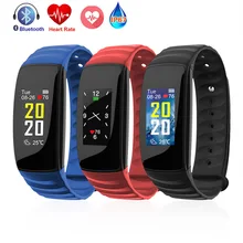 Color Screen Smart Bracelet H107 Blood Pressure Heart Rate Monitor Intelligent Fitness Tracker Smartband Wristband Smartwatches