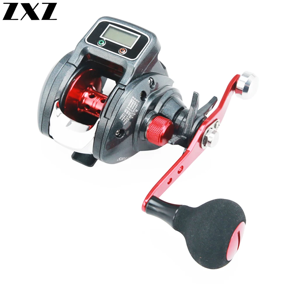 Fishing Reel Baitcasting Reel Counter In Meter 6.3:1 Digital Bait