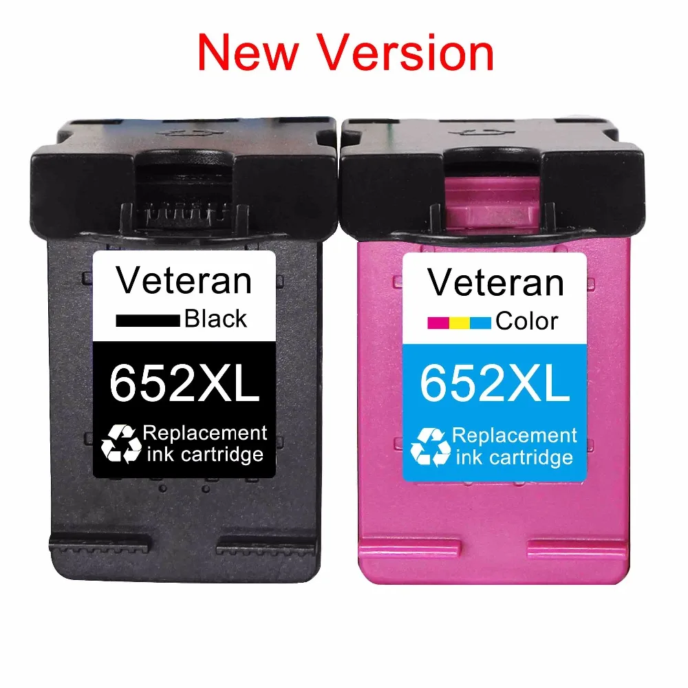 Veteran 652XL картридж для hp 652 hp652 чернильный принтера Deskjet 1115 2135 3835 2675 2676 2677 5075 5076 |