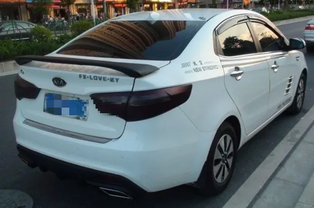 Спойлер для KIA Rio 2011 2015 K2 спойлер светодиодный светильник кой высококачественный