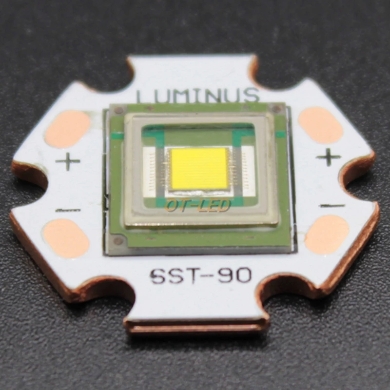 1 шт. Luminus SBT-90 30 Вт светодиодный излучатель 2500LM белый 6500 к модуль PCB 20 мм медь+ SBT-90 светодиодный драйвер