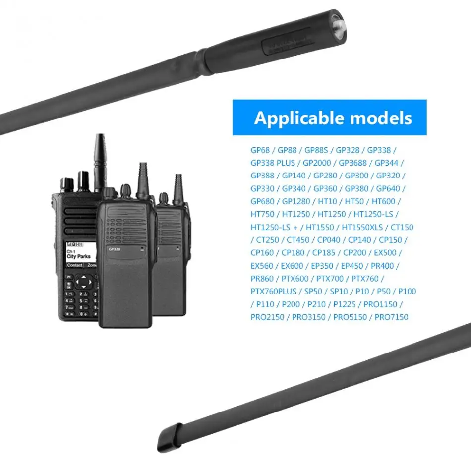 Складной VHF/UHF двухдиапазонный разъем двухканальные рации телевизионные антенны для Motorola двухстороннее радио