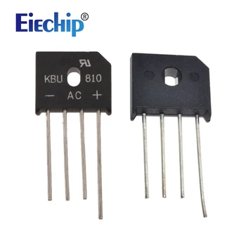 

10PCS/lot diode bridge rectifier diode KBU810 8A 1000V electronica componentes voltage rectifier