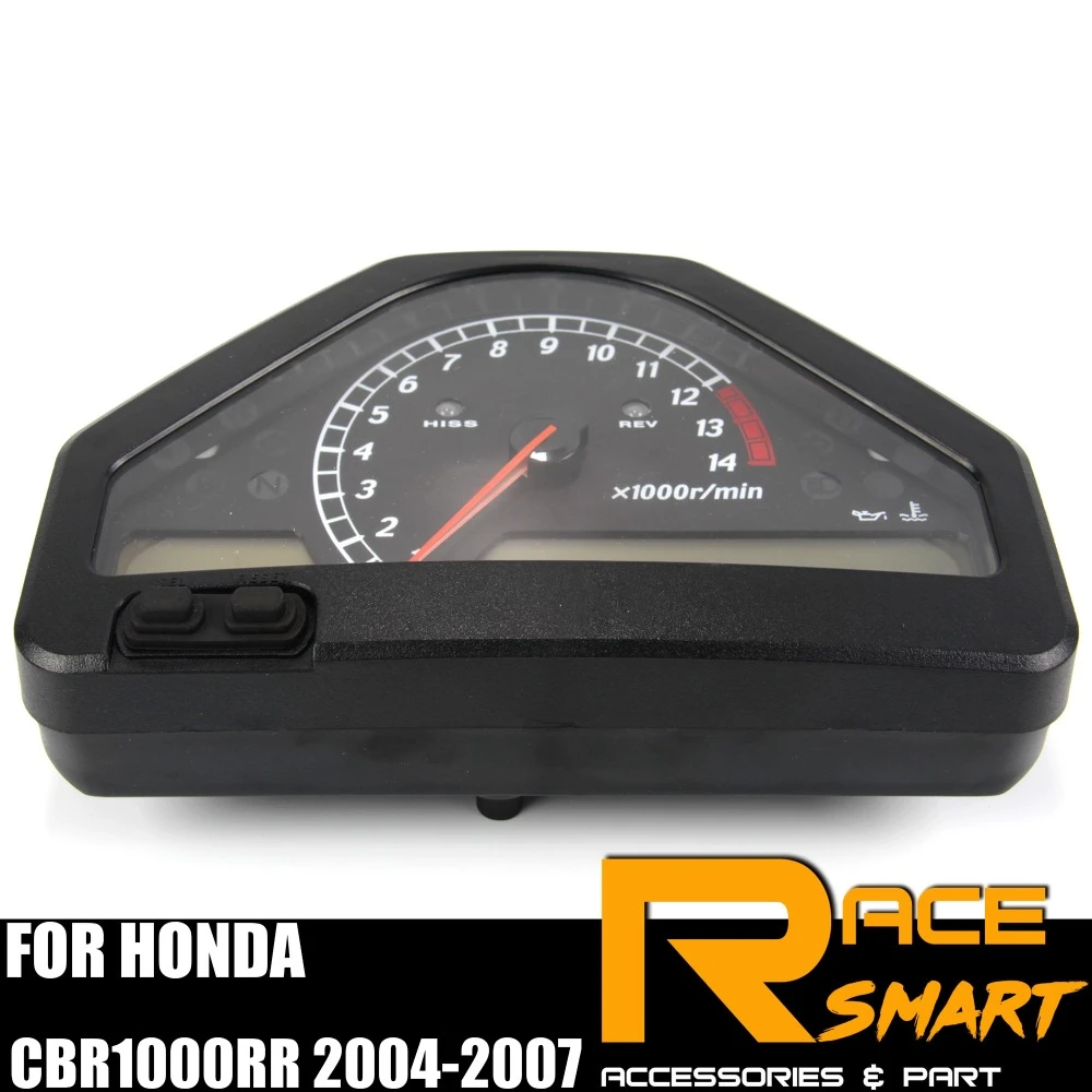 Speedometer Tachometer Gauge Cover For Honda CBR1000RR 2004-2007 Black ABS Case