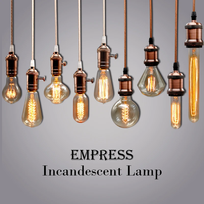 vintage edison light bulb E27 220v ampoule filament lighting retro lamp