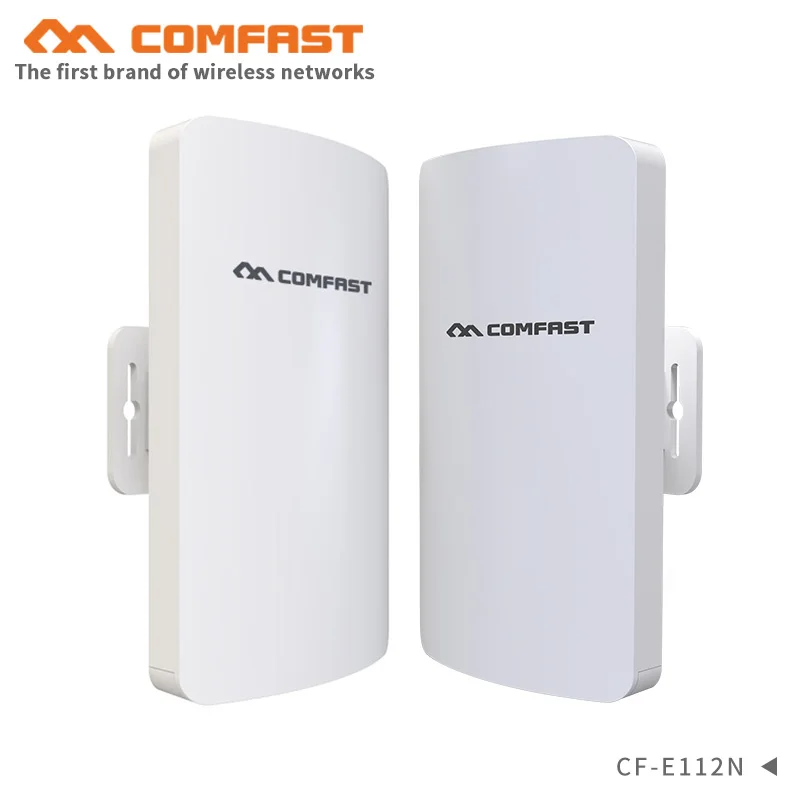 

2pcs 1-2KM long range wireless bridge Network Wifi Elevator Monitoring CPE Client Router wifi repeater 11dBi Antenna Nanostation